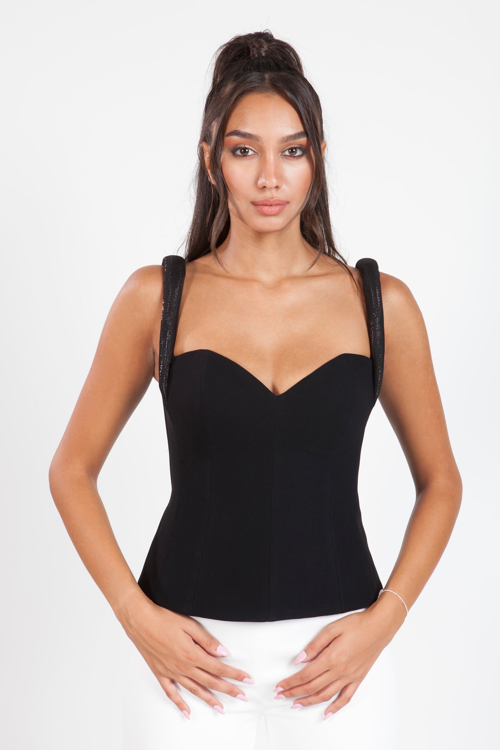 Puffed Shoulder Top